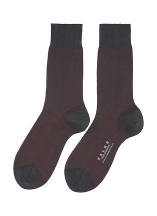 首图 - 点击放大 - FALKE - Fine Shadow Stripe Crew Socks