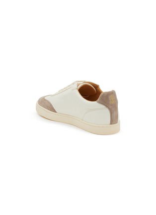  - BRUNELLO CUCINELLI - 拼接系带运动鞋