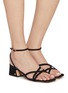 模特儿示范图 - 点击放大 - SAM EDELMAN - Whitley 45 Strappy Suede Sandals