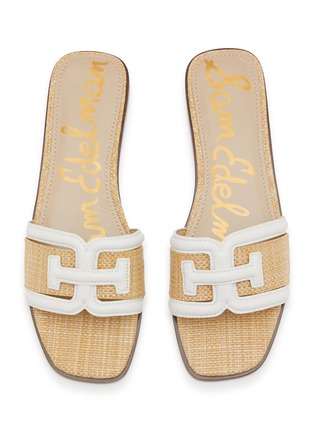 细节 - 点击放大 - SAM EDELMAN - Irina Leather Slide Sandals