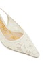 细节 - 点击放大 - SAM EDELMAN - Bianka 60 Lace Slingback Pumps