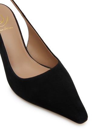 细节 - 点击放大 - SAM EDELMAN - Bianka 60 Suede Slingbacks Pumps