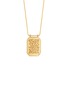 细节 - 点击放大 - MARIE LICHTENBERG - Love You Diamond 18K Gold Scapular Chain Necklace