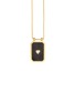 细节 - 点击放大 - MARIE LICHTENBERG - Ebony Heart Diamond 18K Gold Scapular Chain Necklace