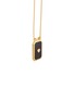 细节 - 点击放大 - MARIE LICHTENBERG - Ebony Heart Diamond 18K Gold Scapular Chain Necklace