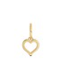 细节 - 点击放大 - MARIE LICHTENBERG - Baby Charm Heart 18K Gold Single Earring