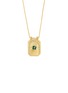 细节 - 点击放大 - MARIE LICHTENBERG - Clover 18K Gold Scapular Chain Necklace