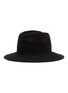 模特儿示范图 - 点击放大 - MAISON MICHEL - Virginie Hemp Straw Canapa Fedora Hat