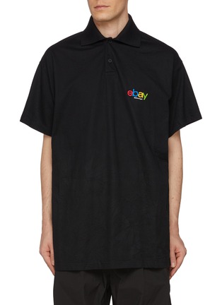 首图 - 点击放大 - BALENCIAGA - X eBay Oversized Ebay Logo Cotton T-Shirt