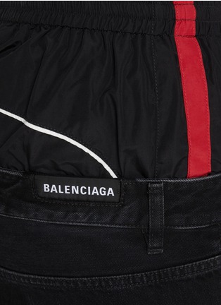  - BALENCIAGA - 拼接牛仔裤