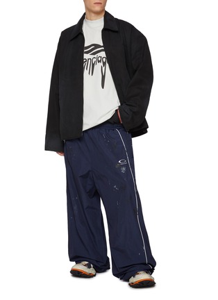 模特儿示范图 - 点击放大 - BALENCIAGA - Splatter Track Pants