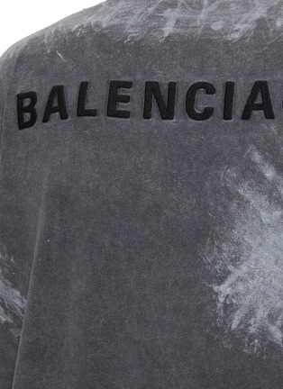  - BALENCIAGA - LOGO 圆领做旧 T 恤