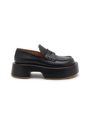 首图 - 点击放大 - JW ANDERSON - Platform Moccassin Leather Loafers