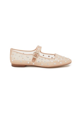 首图 - 点击放大 - SAM EDELMAN - Michaela Strass Embellished Mesh Mary Jane Flats