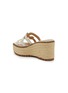  - SAM EDELMAN - Laine 90 Wedges Leather Sandals