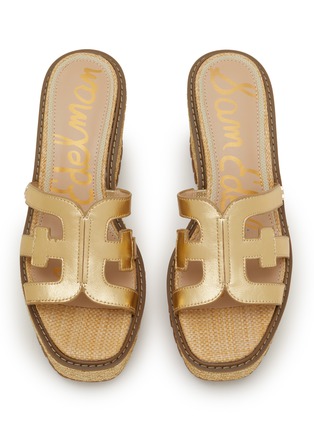 细节 - 点击放大 - SAM EDELMAN - Laine 90 Wedges Leather Sandals