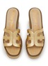 细节 - 点击放大 - SAM EDELMAN - Laine 90 Wedges Leather Sandals