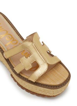 细节 - 点击放大 - SAM EDELMAN - Laine 90 Wedges Leather Sandals
