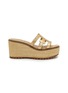 首图 - 点击放大 - SAM EDELMAN - Laine 90 Wedges Leather Sandals