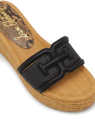 细节 - 点击放大 - SAM EDELMAN - Pauleena 60 Wedge Leather Sandals