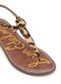 细节 - 点击放大 - SAM EDELMAN - Gigi Zambia Print Leather Sandals