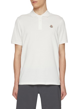 首图 - 点击放大 - MONCLER - LOGO 拼贴 POLO 衫