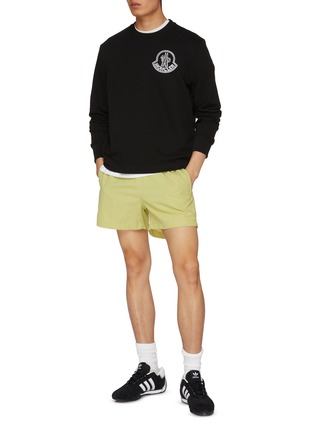 模特儿示范图 - 点击放大 - MONCLER - 棉质圆领卫衣