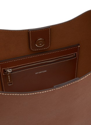 细节 - 点击放大 - JOY GRYSON - Vase Leather Shopper Bag