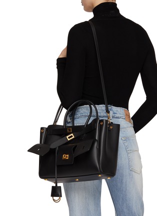 正面 -点击放大 - BALENCIAGA - BEL AIR 皮革手提包