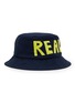 模特儿示范图 - 点击放大 - JW ANDERSON - Real Sleep' Slogan Canvas Bucket Hat