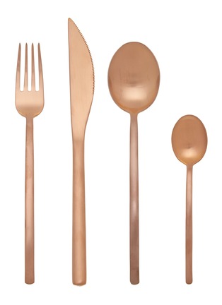 首图 –点击放大 - MEPRA - Due Oro Ice Cutlery Set of 24 — Rose Gold