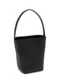 模特儿示范图 - 点击放大 - THE ROW - Small N/S Grained Leather Tote Bag