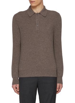 首图 - 点击放大 - EQUIL - Knitted Cashmere Polo Shirt