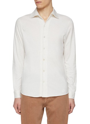 首图 - 点击放大 - EQUIL - Cotton Cashmere Pique Shirt