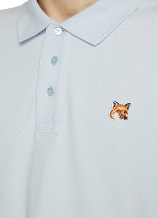  - MAISON KITSUNÉ - Fox Head Patch Cotton Polo Shirt