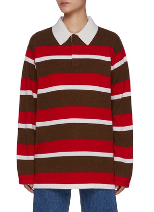 首图 - 点击放大 - GUEST IN RESIDENCE - Striped Cashmere Rugby Shirt