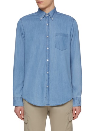 首图 - 点击放大 - PAUL & SHARK - Buttoned Down Pocket Extra Soft Denim Shirt