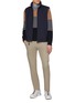 模特儿示范图 - 点击放大 - PAUL & SHARK - Buttoned Down Pocket Extra Soft Denim Shirt