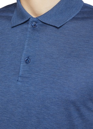  - PAUL & SHARK - Silk Cotton Polo Shirt