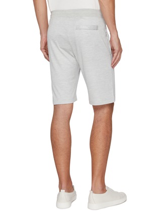 背面 - 点击放大 - PAUL & SHARK - Drawstring Fleece Silk Cotton Bermuda Shorts