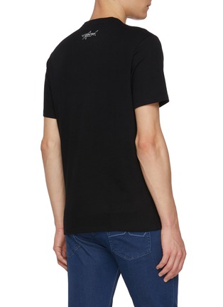 背面 - 点击放大 - PAUL & SHARK - x Bixio Braghieri Shark Print T-shirt