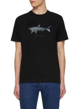 首图 - 点击放大 - PAUL & SHARK - x Bixio Braghieri Shark Print T-shirt