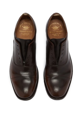 细节 - 点击放大 - OFFICINE CREATIVE - Balance 016 Laceless Leather Oxford Shoes