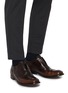 模特儿示范图 - 点击放大 - OFFICINE CREATIVE - Balance 016 Laceless Leather Oxford Shoes