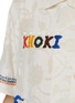  - KHOKI - Camp Collar Hand Embroidery Cotton Blend Shirt