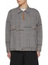 首图 - 点击放大 - KHOKI - Hand Embroidery Checkered Cotton Jacket