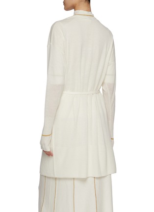背面 - 点击放大 - ERES - Belted Cashmere Holiday Cardigan