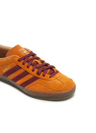 细节 - 点击放大 - ADIDAS - 男款 GAZELLE INDOOR 绒面皮运动鞋