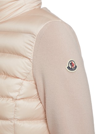  - MONCLER - Hidden Hood Hybrid Puffer Jacket