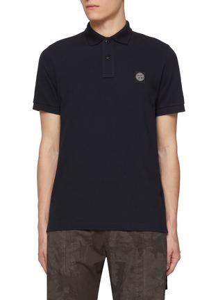 首图 - 点击放大 - STONE ISLAND - 半开襟 POLO 衫